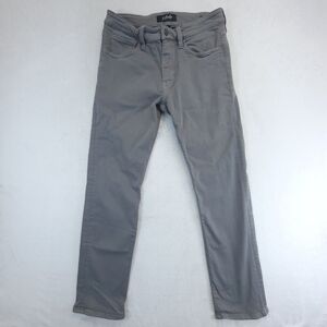 34 Heritage Courage Jeans Men’s 31x32 (31x30) Gray Mid Rise Straight Leg Denim